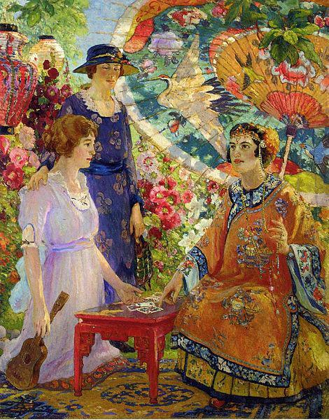 Colin Campbell Cooper Fortune Teller oil painting picture